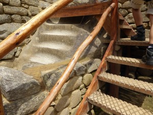 Inca stairs, and modern stairs