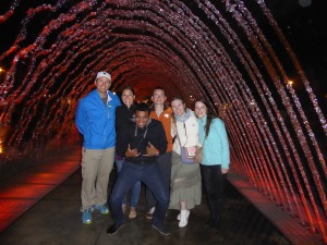 Group in the tunnel