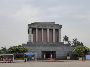 The Ho Chi Minh mausoleum 